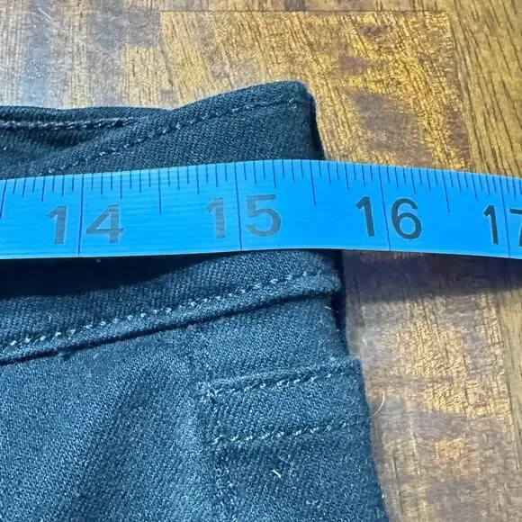 Veronica Beard Debbie Ankle Crop Skinny Jeans Raven Black Women 30